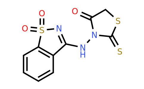 3-[(1,1-Dioxido-1,2-benzisothiazol-3-yl)amino]-2-thioxo-4-thiazolidinone