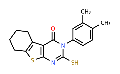 592537-72-9 | 3-(3,4-Dimethylphenyl)-2-sulfanyl-5,6,7,8-tetrahydro[1]benzothieno[2,3-d]pyrimidin-4(3h)-one