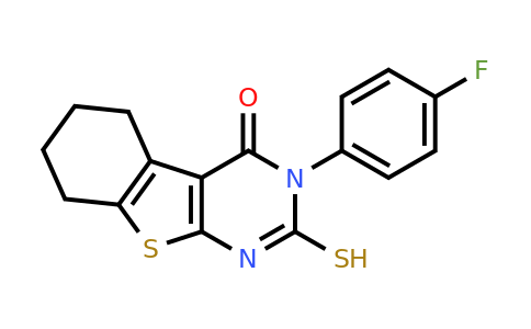 592537-76-3 | 3-(4-Fluorophenyl)-2-sulfanyl-5,6,7,8-tetrahydro[1]benzothieno[2,3-d]pyrimidin-4(3h)-one