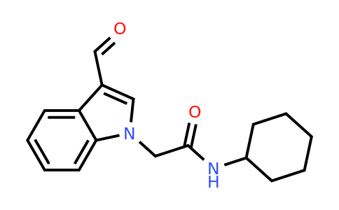 592546-44-6 | N-cyclohexyl-2-(3-formyl-1H-indol-1-yl)acetamide
