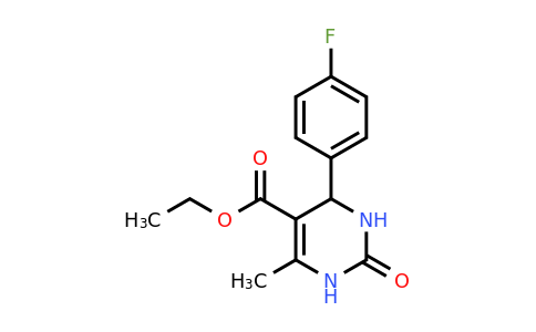 5937-24-6 | Ethyl 4-(4-fluorophenyl)-6-methyl-2-oxo-1,2,3,4-tetrahydropyrimidine-5-carboxylate
