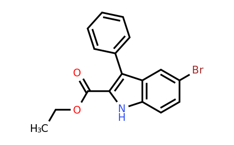 59394-42-2 | Ethyl 5-bromo-3-phenyl-1H-indole-2-carboxylate