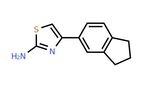 59543-75-8 | 4-(2,3-Dihydro-1h-inden-5-yl)-1,3-thiazol-2-ylamine