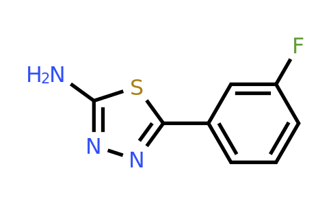 59565-52-5 | 5-(3-Fluorophenyl)-1,3,4-thiadiazol-2-amine