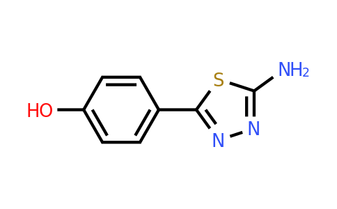 59565-53-6 | 4-(5-Amino-1,3,4-thiadiazol-2-yl)phenol