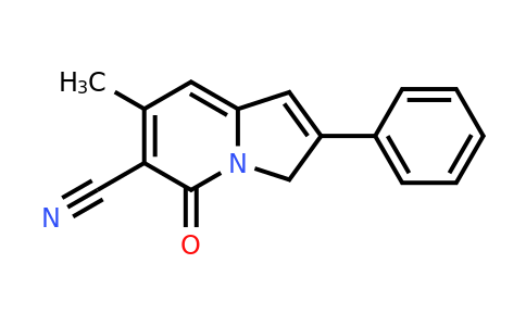 59615-75-7 | 7-Methyl-5-oxo-2-phenyl-3,5-dihydroindolizine-6-carbonitrile