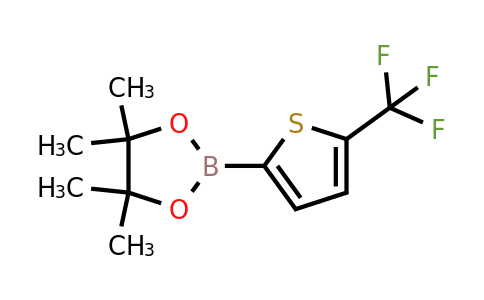 596819-13-5 | 4,4,5,5-Tetramethyl-2-(5-(trifluoromethyl)thiophen-2-yl)-1,3,2-dioxaborolane