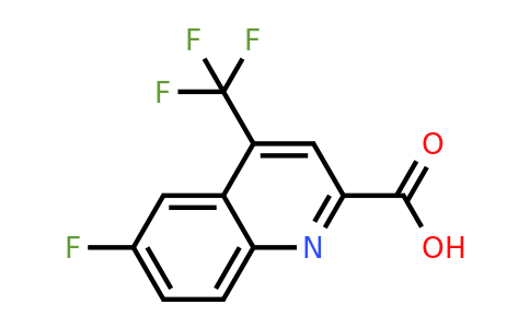 596845-42-0 | 6-Fluoro-4-(trifluoromethyl)quinoline-2-carboxylic acid