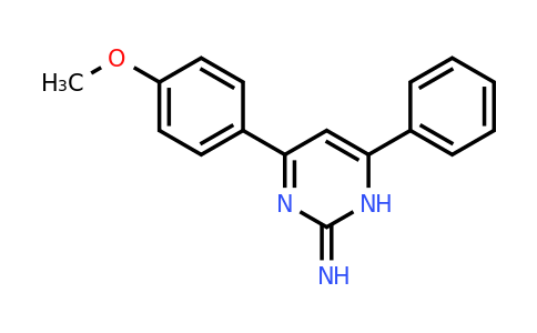 59807-19-1 | 4-(4-Methoxyphenyl)-6-phenylpyrimidin-2(1H)-imine