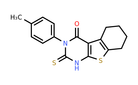 59898-69-0 | 2-Mercapto-3-(p-tolyl)-5,6,7,8-tetrahydrobenzo[4,5]thieno[2,3-d]pyrimidin-4(3H)-one