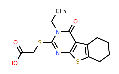 59898-75-8 | 2-((3-Ethyl-4-oxo-3,4,5,6,7,8-hexahydrobenzo[4,5]thieno[2,3-d]pyrimidin-2-yl)thio)acetic acid