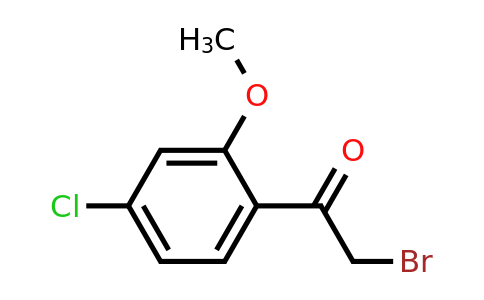 2-Bromo-1-(4-chloro-2-methoxyphenyl)ethanone
