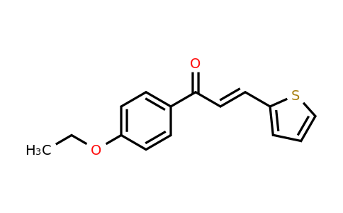 6028-88-2 | (2E)-1-(4-Ethoxyphenyl)-3-(thiophen-2-yl)prop-2-en-1-one