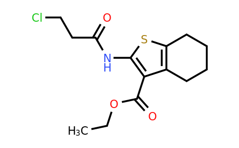 60442-45-7 | Ethyl 2-(3-chloropropanamido)-4,5,6,7-tetrahydrobenzo[b]thiophene-3-carboxylate