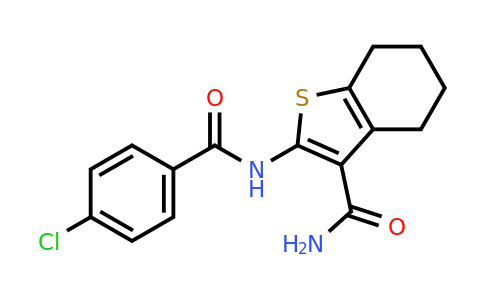 60442-52-6 | 2-(4-Chlorobenzamido)-4,5,6,7-tetrahydrobenzo[b]thiophene-3-carboxamide