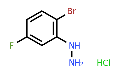 60481-35-8 | (2-Bromo-5-fluorophenyl)hydrazine hydrochloride