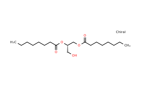 (S)-3-Hydroxypropane-1,2-diyl dioctanoate