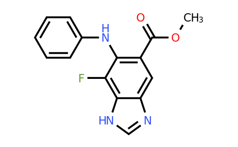 606093-59-8 | Methyl 7-fluoro-6-(phenylamino)-1H-benzo[d]imidazole-5-carboxylate