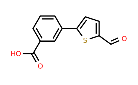 606970-74-5 | 3-(5-Formylthiophen-2-yl)benzoic acid