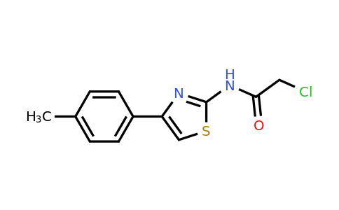 6081-87-4 | 2-Chloro-N-[4-(4-methylphenyl)-1,3-thiazol-2-yl]acetamide
