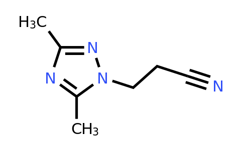 60866-60-6 | 3-(3,5-Dimethyl-1H-1,2,4-triazol-1-yl)propanenitrile