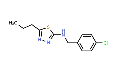 609823-03-2 | N-(4-chlorobenzyl)-5-propyl-1,3,4-thiadiazol-2-amine