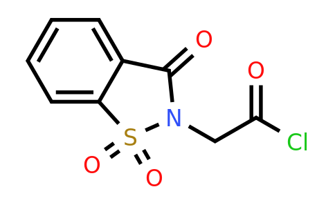 61020-33-5 | 2-(1,1-Dioxido-3-oxobenzo[d]isothiazol-2(3h)-yl)acetyl chloride