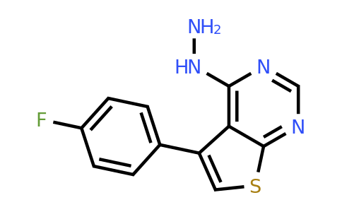 610261-05-7 | 5-(4-Fluorophenyl)-4-hydrazinylthieno[2,3-d]pyrimidine