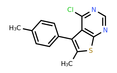 610274-05-0 | 4-Chloro-6-methyl-5-(4-methylphenyl)thieno[2,3-d]pyrimidine