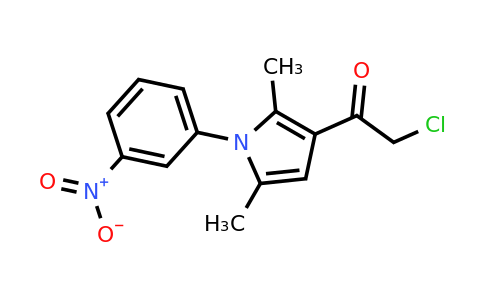 2-Chloro-1-[2,5-dimethyl-1-(3-nitrophenyl)-1h-pyrrol-3-yl]ethan-1-one