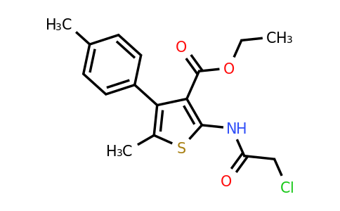 610274-65-2 | Ethyl 2-(2-chloroacetamido)-5-methyl-4-(4-methylphenyl)thiophene-3-carboxylate