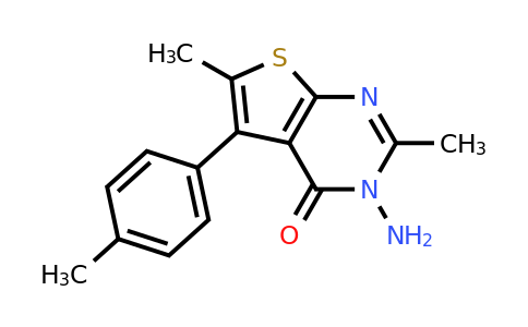 610274-73-2 | 3-Amino-2,6-dimethyl-5-(p-tolyl)thieno[2,3-d]pyrimidin-4(3h)-one
