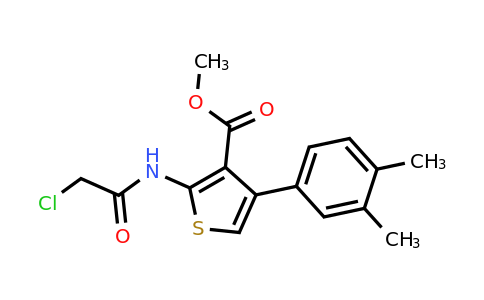 610275-54-2 | Methyl 2-(2-chloroacetamido)-4-(3,4-dimethylphenyl)thiophene-3-carboxylate