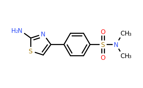 610275-82-6 | 4-(2-Aminothiazol-4-yl)-N,N-dimethylbenzenesulfonamide