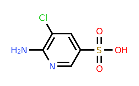 6-Amino-5-chloropyridine-3-sulfonic acid