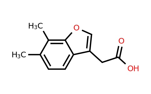610277-17-3 | 2-(6,7-Dimethyl-1-benzofuran-3-yl)acetic acid