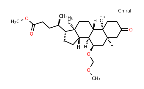 Methyl (R)-4-((5R,7R,8R,9S,10S,13R,14S,17R)-7-(methoxymethoxy)-10,13-dimethyl-3-oxohexadecahydro-1H-cyclopenta[a]phenanthren-17-yl)pentanoate