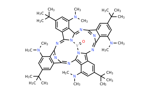 Vanadyl 3,10,17,24-tetra-tert-butyl-1,8,15,22-tetrakis(dimethylamino)-29H,31H-phthalocyanine