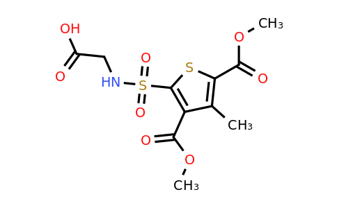 612044-88-9 | 2-[3,5-bis(methoxycarbonyl)-4-methylthiophene-2-sulfonamido]acetic acid