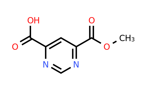 612088-38-7 | 6-(Methoxycarbonyl)pyrimidine-4-carboxylic acid