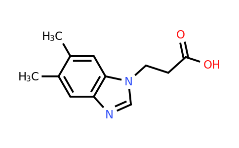 6123-82-6 | 3-(5,6-Dimethyl-1h-benzo[d]imidazol-1-yl)propanoic acid