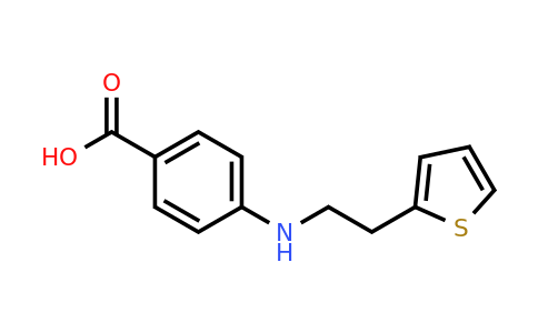 61440-51-5 | 4-((2-(Thiophen-2-yl)ethyl)amino)benzoic acid