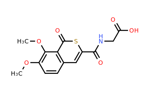 615282-41-2 | (7,8-Dimethoxy-1-oxo-1h-isothiochromene-3-carbonyl)glycine