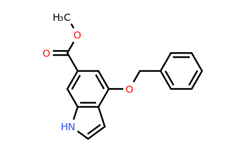61545-36-6 | Methyl 4-(benzyloxy)-1H-indole-6-carboxylate