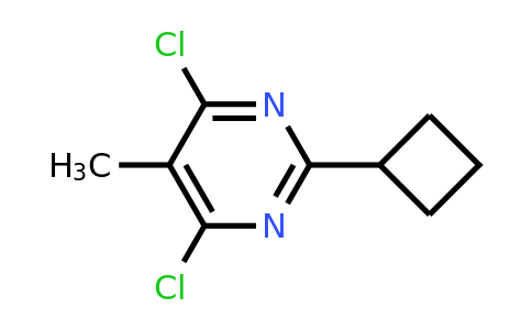 617716-40-2 | 4,6-Dichloro-2-cyclobutyl-5-methylpyrimidine