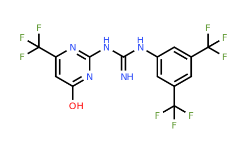 618092-26-5 | 1-(3,5-Bis(trifluoromethyl)phenyl)-3-(4-hydroxy-6-(trifluoromethyl)pyrimidin-2-yl)guanidine