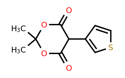 61857-83-8 | 2,2-Dimethyl-5-(3-thienyl)-1,3-dioxane-4,6-dione