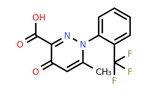 619328-59-5 | 6-Methyl-4-oxo-1-[2-(trifluoromethyl)phenyl]-1,4-dihydropyridazine-3-carboxylic acid