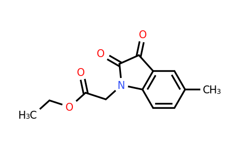 620931-24-0 | Ethyl 2-(5-methyl-2,3-dioxoindolin-1-yl)acetate