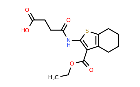 62159-41-5 | 4-((3-(Ethoxycarbonyl)-4,5,6,7-tetrahydrobenzo[b]thiophen-2-yl)amino)-4-oxobutanoic acid